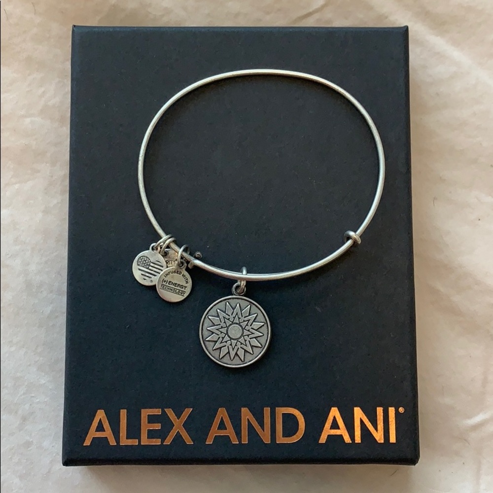 Alex and Ani bracelet silver